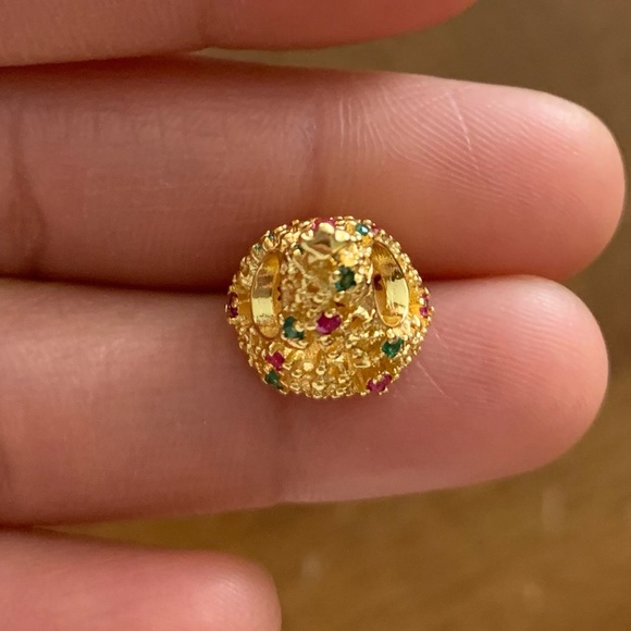 NWOT Glitter Christmas Tree Charm Sterling Silver 925 - Picture 8 of 11